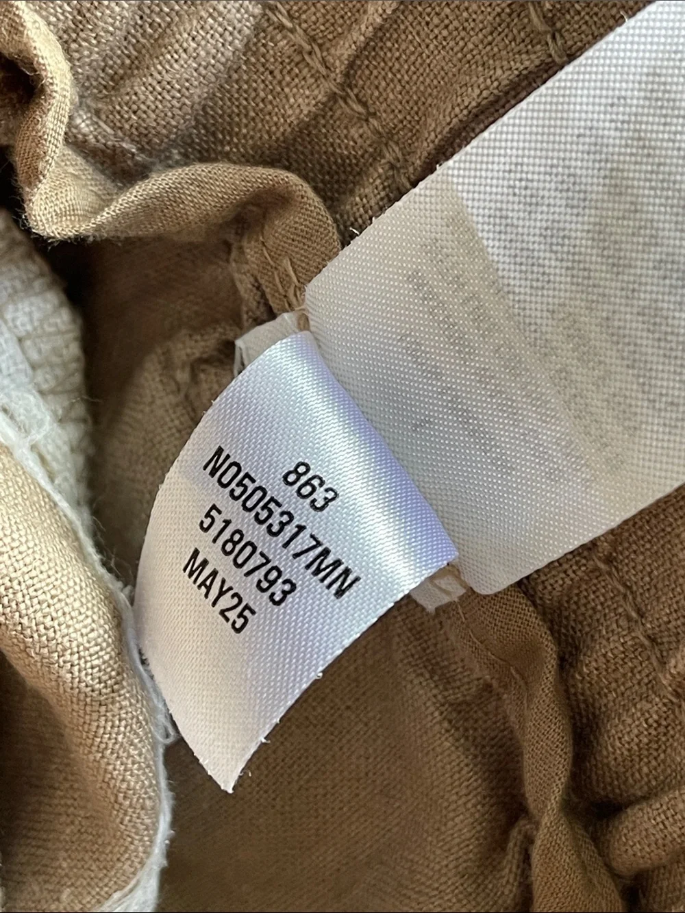 100% Linen Drawstring Shorts - Navy and Beige Nordstrom